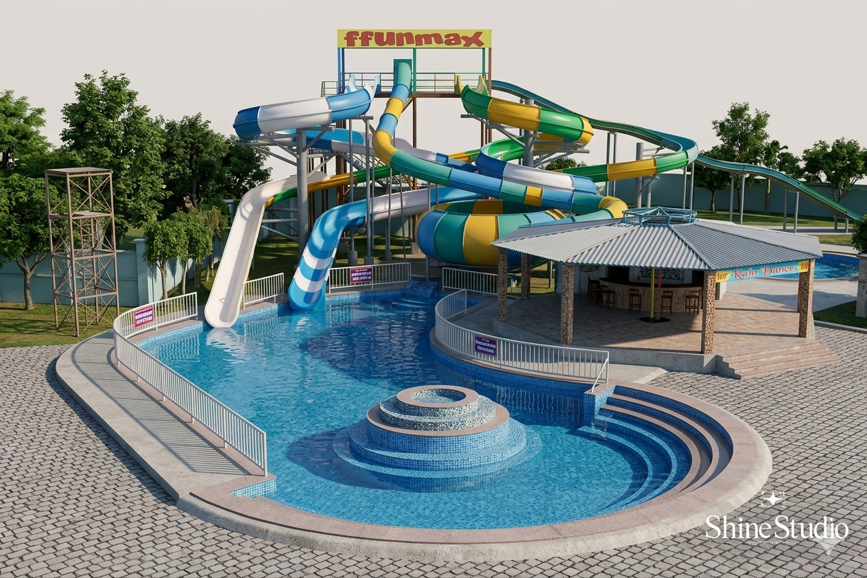 Indoor water structure